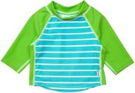 👕 swimwear: three quarter sleeve rashguard stripe boys' clothing logo