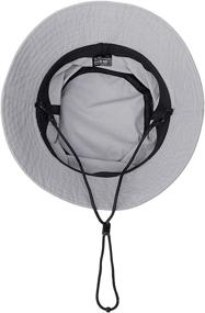 img 2 attached to 🎣 Men's Outdoor Sun Hats with UPF 50+ Sun Protection, Wide Brim Bucket Hats for Fishing