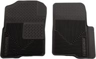 front floor mats с повышенной прочностью для ford expedition 2003-2014, ford f-150 2004-2010, lincoln mark lt 2006-2008 и lincoln navigator 2003-2014 - от husky liners логотип