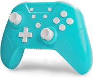 🎮 updated version: switch controllers for switch/switch lite - wireless pro controller with nfc, home wake-up function, gyro axis support, turbo, and dual vibration logo