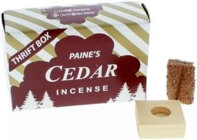 img 3 attached to Premium 1 X 50 Paine's Red Cedar Cones With Holder - Limited Edition 'Thrift Box'