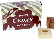 premium 1 x 50 paine's red cedar cones with holder - limited edition 'thrift box' логотип