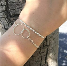 img 3 attached to 🎂 EFYTAL 15th Birthday Gifts for Her: Sterling Silver Bracelet with 15 Beads, Perfect Quinceanera Gift for 15 Year Old Girl