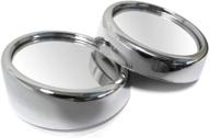 🔍 pack of 2 uxsell 1.5" stick-on convex round blind spot mirrors - enhance seo logo