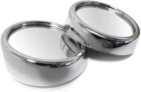 img 2 attached to 🔍 Pack of 2 uxsell 1.5" Stick-on Convex Round Blind Spot Mirrors - Enhance SEO