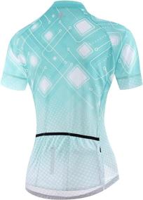 img 3 attached to BALEAF Women's Cycling Bike Jersey Short Sleeve Breathable Bicycle Shirt with 4 Rear Pockets and UPF 50+ Protection