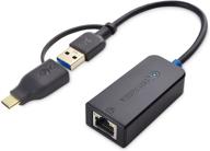 🔌 cable matters usb c to 2.5 gigabit ethernet adapter (2.5g ethernet to usb c) - compatible with usb4, thunderbolt 4 and thunderbolt 3 logo
