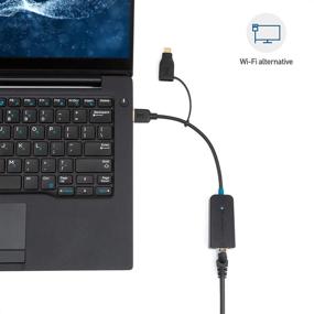 img 2 attached to 🔌 Адаптер Ethernet Cable Matters USB C на 2,5 гигабит (Ethernet 2,5 гигабит на USB C) - Совместим с USB4, Thunderbolt 4 и Thunderbolt 3