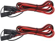 🔌 2x 3 ft. sae extension cable 10awg - quick disconnect wire harness with sae connector for solar panels, rvs, motorcycles, cars, tractors - 10 gauge automotive battery tender - 1m length logo