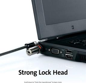 img 3 attached to Seamlessly Secure your HP, Lenovo, Acer, Asus, MSI Laptop 🔒 with the Slim Pivoting Head of Kensington Keyed Laptop Lock (K64590US)