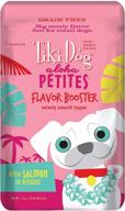 🐶 tiki dog aloha petites flavor booster meaty broth with real meat chunks, grain free dog food topper - pack of 12 logo