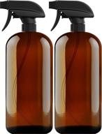 premium handcrafted amber glass bottles: perfect for diy creations logo