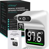 non contact mountable medical screening forehead thermometer for physician offices and hospitals (white) logo