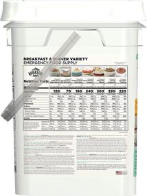 img 3 attached to Augason Farms Breakfast and Dinner Variety Pail: 4 Gallon Emergency Food Supply for Everyday Meals