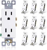 self-grounding residential decorator receptacle - elegrp electrical логотип