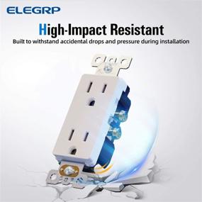 img 2 attached to Self-Grounding Residential Decorator Receptacle - ELEGRP Electrical