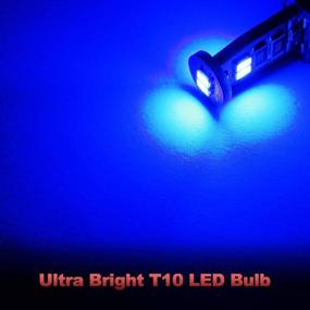 img 3 attached to Yorkim Newest T10 LED Bulb Canbus Error Free 6-SMD Super Bright EMC Chipsets