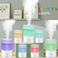 💧 totguard top fill cool mist humidifier with colorful lights, 3.2l capacity, stepless speed control, water indicator, automatic water shortage protection logo