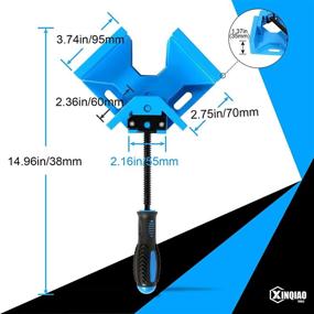 img 3 attached to 🔧 XINQIAO Degree Aluminum Adjustable Woodworking: Enhance Precision and Versatility