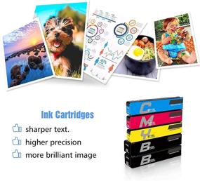 img 2 attached to 🖨️ CMTOP 970XL 971XL Ink Cartridges Replacement for HP Officejet Pro X576dw X476dw X476dn X551dw X451dn X451dw Office Printer - 5-Pack (2 Black, 1 Cyan, 1 Magenta, 1 Yellow)