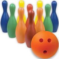 multi color foam bowling pin ball logo