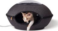 🐾 k&amp;h pet products thermo lookout pod heated pet bed with window - cozy cave for cats and dogs logo