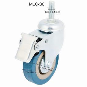 img 3 attached to 🔧 Onerbuy Casters: Durable Replacement for Industrial Furniture and Material Handling Products