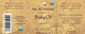 img 1 attached to 🌿 Be Kind to Your Baby's Skin with Bee All Natural Organic Baby Oil: 4-Ounce Bottle