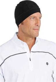 img 2 attached to 🧢 Coolibar UPF 50+ Unisex Aqua Sun Skully Cap - Ultimate Sun Protection