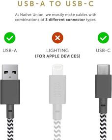 img 3 attached to Удобство зарядки с улучшенным кабелем Native Union Night USB-C на USB-A