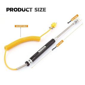 img 3 attached to 🌡️ URBEST Handheld Surface Temperature Thermocouple Probe (K Type) -50 to 500°C: Accurate Measurement of Surface Temperature