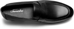 img 1 attached to Genuine Leather Formal Loafers Classic Men's Shoes in Loafers & Slip-Ons