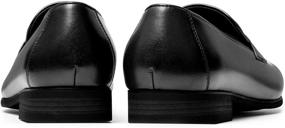 img 2 attached to Genuine Leather Formal Loafers Classic Men's Shoes in Loafers & Slip-Ons