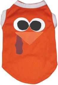 img 3 attached to 🦃 Cute Turkey Face Puppy Dog Shirt: Dress Up Your Petite Pooch with Petitebella!