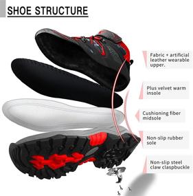 img 3 attached to 🧒 VITIKE Kids Snow Boots for Boys and Girls - Hiking Boots with Ice Cleat