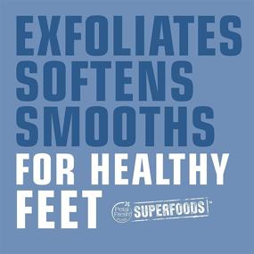 img 1 attached to 🌿 Petal Fresh SuperFoods Скраб для ног Smoothing Soles: уголь, чайное дерево и грецкий орех - веганский, не тестируется на животных, 7 унций