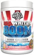 💥 intense and explosive: 'merica labz red, white and boom preworkout powder, 20 huge scoops. get your energy boost now! logo