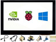 📺 4,3-дюймовый hdmi lcd 800x480 ips емкостный сенсорный экран - совместим с raspberry pi, jetson nano, bb black, banana pi, windows 10/8.1/8/7 логотип