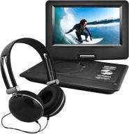 ematic 10-inch portable dvd player bundle with headphones and car-headrest mount - epd116bl logo