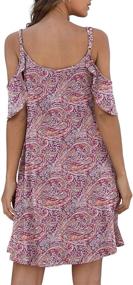 img 1 attached to Jouica Dresses Shoulder Sleeves Sundress Women's Clothing in Swimsuits & Cover Ups