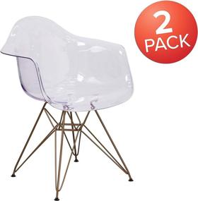 img 2 attached to Flash Furniture Allure Transparent Chair