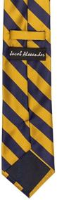 img 3 attached to Jacob Alexander Regular College Striped Boys' Necktie Accessories: Classic and Versatile Styling