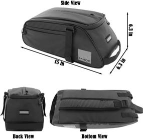 img 2 attached to Stay Organized on Your Bike with the Sahoo Bike Rack Bag - Water Resistant 8L Capacity