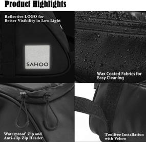 img 3 attached to Stay Organized on Your Bike with the Sahoo Bike Rack Bag - Water Resistant 8L Capacity