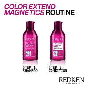 img 1 attached to 🌈 Кондиционер Redken Color Extend Magnetics: защитник окрашенных волос с аминокислотами, сульфато-фри формула для улучшенного блеска.