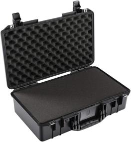 img 3 attached to Pelican Air 1525 Case (2020) - Foam Insert & Push Button Latches- Black (015250-0001-110)