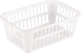 img 3 attached to 🧺 1-Pack STERILITE Medium Plastic Basket - White