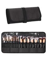 🎨 makeup brush holders and organizer with travel makeup brushes bag – cosmetic bags pouch for women artists, pencil and pen case – brushes not included logo