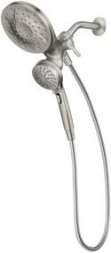 img 4 attached to Moen 26009SRN Engage Magnetix: Versatile Handshower and Rainshower Combo with Magnetic Docking System in Spot Resist Brushed Nickel