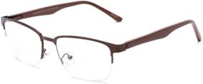 img 4 attached to 👓 Polk Bifocal Reader: Metal Rectangle Style Reading Glasses for Men and Women - An Enhanced Option from Readers.com